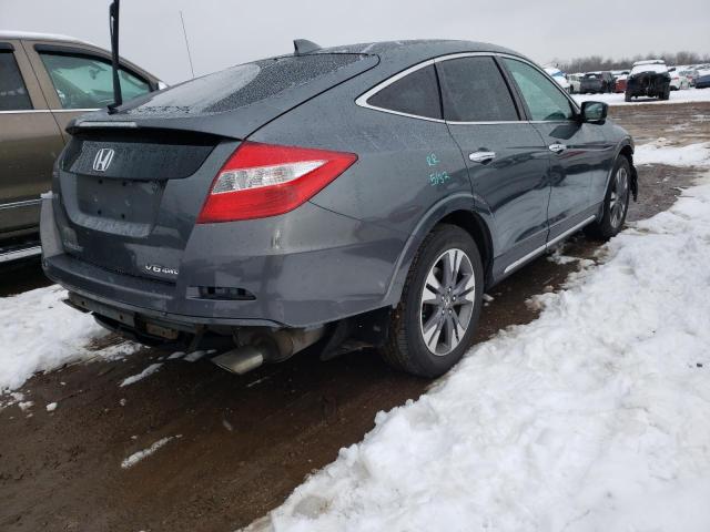 5J6TF2H54DL004025 - 2013 HONDA CROSSTOUR EXL GRAY photo 3