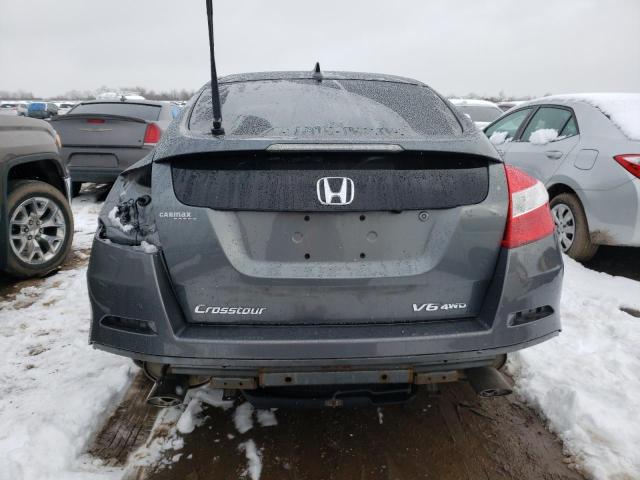 5J6TF2H54DL004025 - 2013 HONDA CROSSTOUR EXL GRAY photo 6