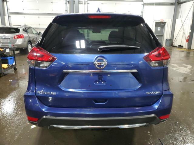 5N1AT2MV1JC784651 - 2018 NISSAN ROGUE S BLUE photo 6