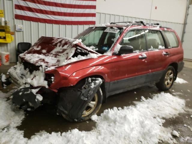JF1SG63654H715439 - 2004 SUBARU FORESTER 2.5X RED photo 1