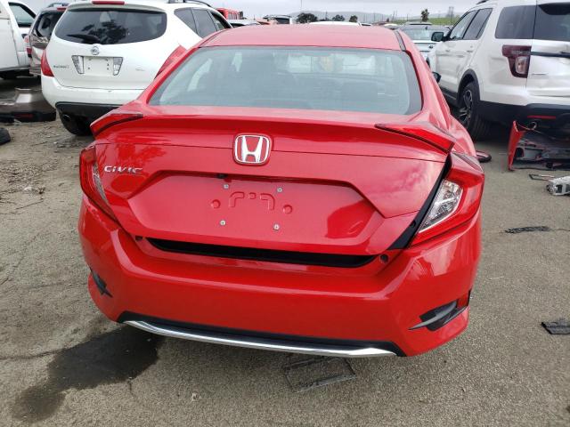 2HGFC2F60MH543117 - 2021 HONDA CIVIC LX RED photo 6