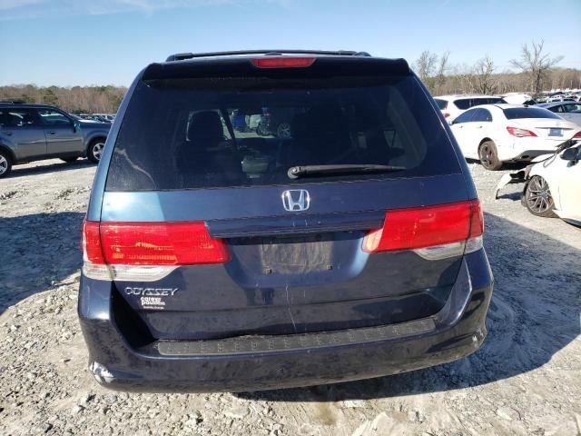 5FNRL3H71AB047736 - 2010 HONDA ODYSSEY EXL BLUE photo 6