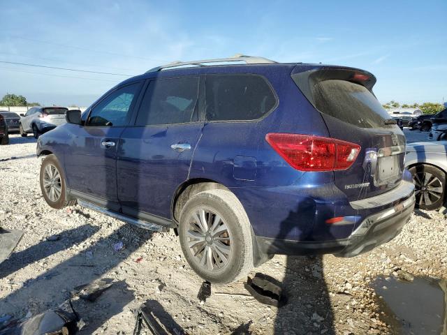 5N1DR2MN4JC648235 - 2018 NISSAN PATHFINDER S BLUE photo 2