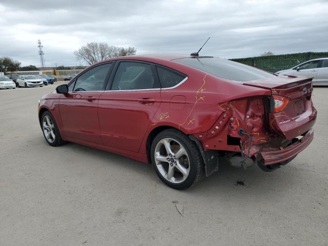 3FA6P0H70ER133717 - 2014 FORD FUSION SE RED photo 2