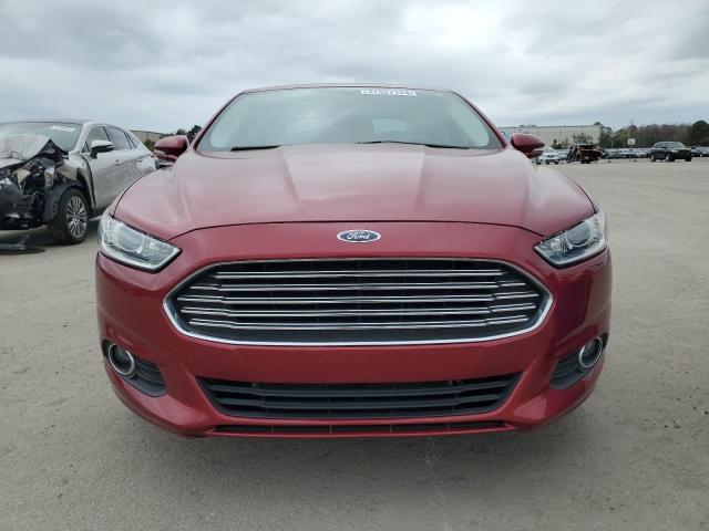 3FA6P0H70ER133717 - 2014 FORD FUSION SE RED photo 5