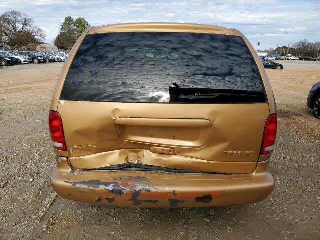 2B4FP25B0YR505143 - 2000 DODGE CARAVAN GOLD photo 6