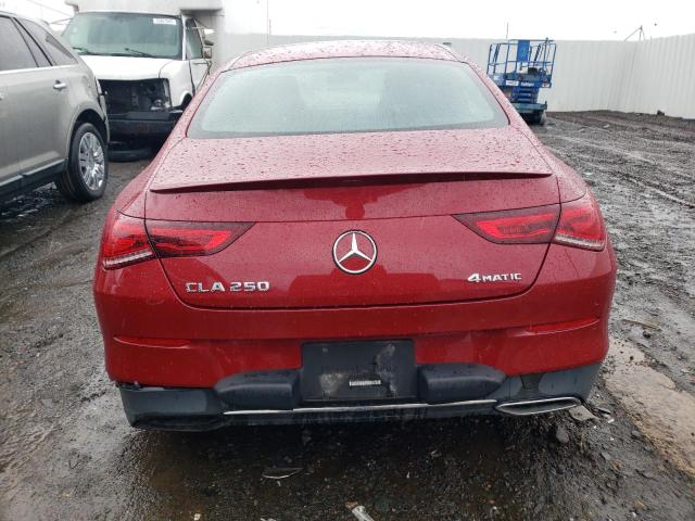 W1K5J4HB5LN102097 - 2020 MERCEDES-BENZ CLA 250 4MATIC RED photo 6