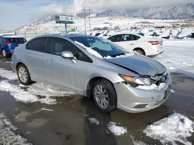 2HGFB2F84CH587978 - 2012 HONDA CIVIC EX SILVER photo 4