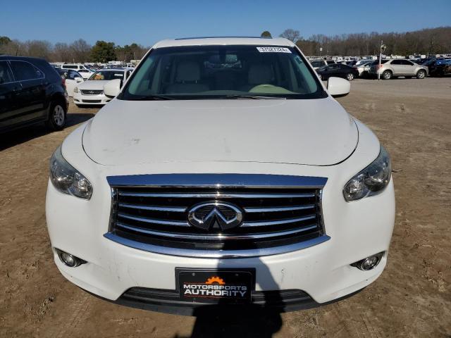 5N1AL0MN8EC549240 - 2014 INFINITI QX60 WHITE photo 5