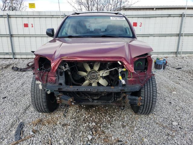 JTEBU14RX8K031246 - 2008 TOYOTA 4RUNNER SR5 MAROON photo 5