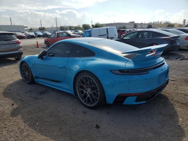 WP0AB2A97LS229355 - 2020 PORSCHE 911 CARRERA S TURQUOISE photo 2