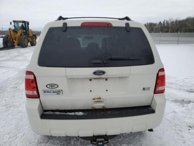 1FMCU0DGXAKD35602 - 2010 FORD ESCAPE XLT WHITE photo 6