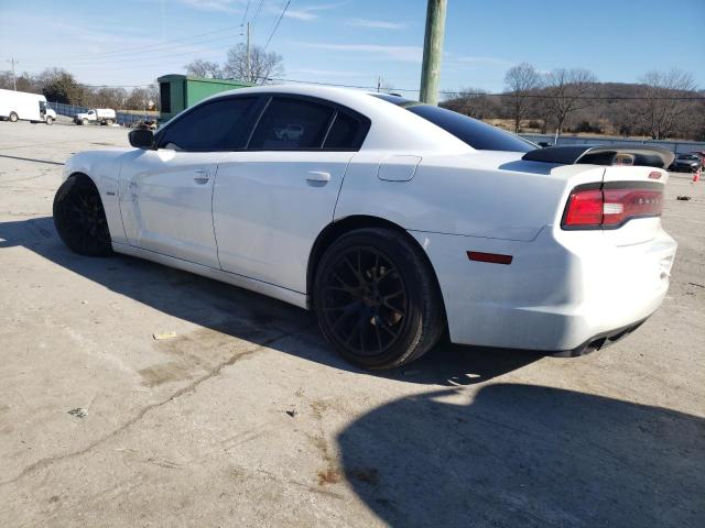 2C3CDXCT8EH213849 - 2014 DODGE CHARGER R/T WHITE photo 2