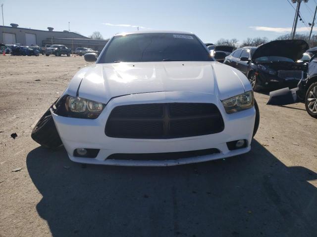 2C3CDXCT8EH213849 - 2014 DODGE CHARGER R/T WHITE photo 5