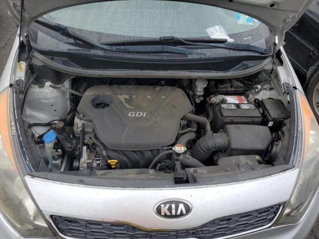 KNADN5A32D6197696 - 2013 KIA RIO EX SILVER photo 11