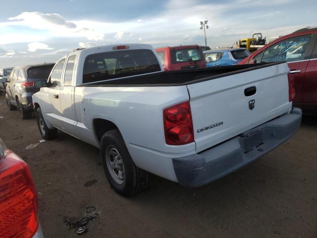 1D7HE22K25S329962 - 2005 DODGE DAKOTA ST WHITE photo 2