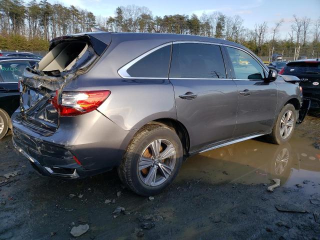 5J8YD4H37KL034338 - 2019 ACURA MDX GRAY photo 3