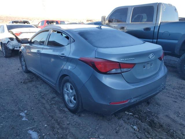 KMHDH4AE3EU198466 - 2014 HYUNDAI ELANTRA SE GRAY photo 2