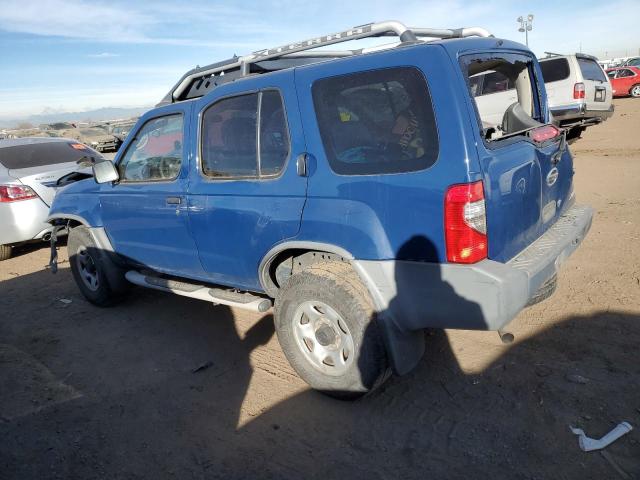 5N1DD28T94C654320 - 2004 NISSAN XTERRA XE BLUE photo 2