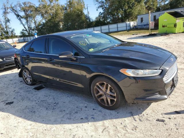 3FA6P0H7XER354872 - 2014 FORD FUSION SE BLACK photo 4