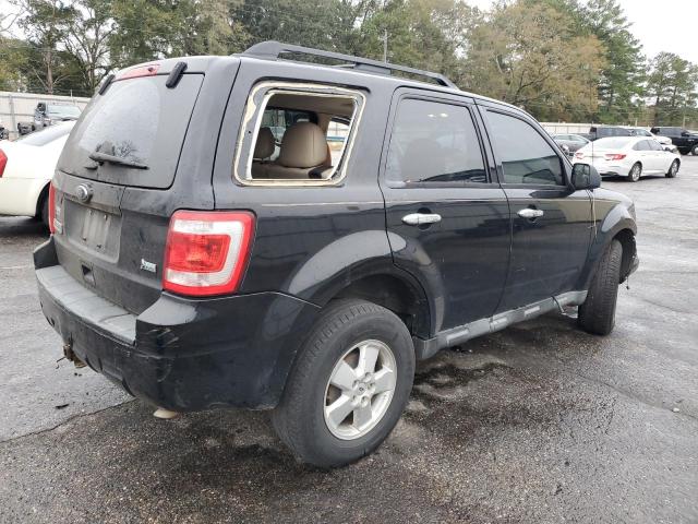 1FMCU0DG3CKC75939 - 2012 FORD ESCAPE XLT BLACK photo 3