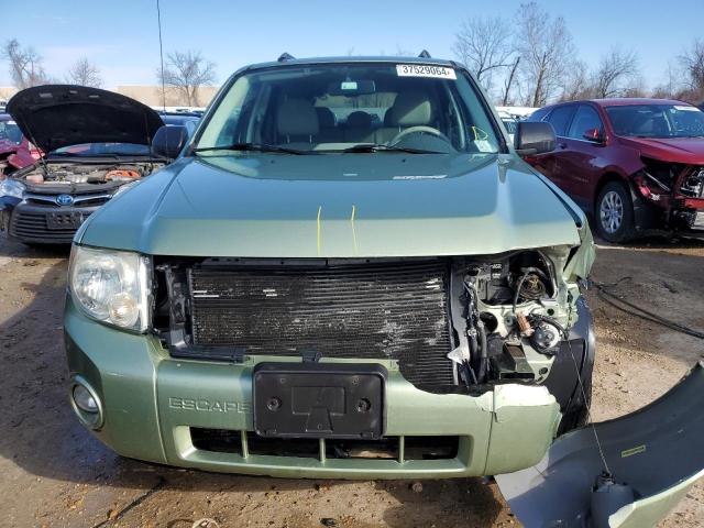 1FMCU03108KE77433 - 2008 FORD ESCAPE XLT GREEN photo 5