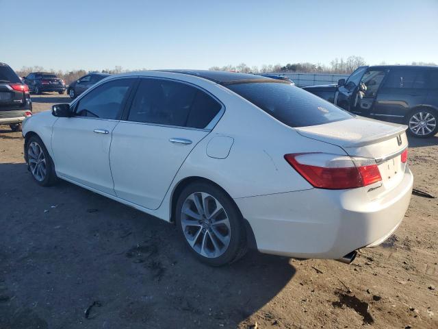 1HGCR2F55EA160864 - 2014 HONDA ACCORD SPORT WHITE photo 2