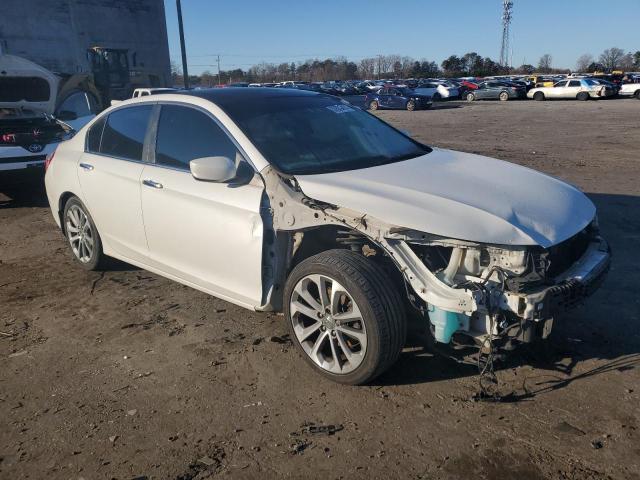 1HGCR2F55EA160864 - 2014 HONDA ACCORD SPORT WHITE photo 4