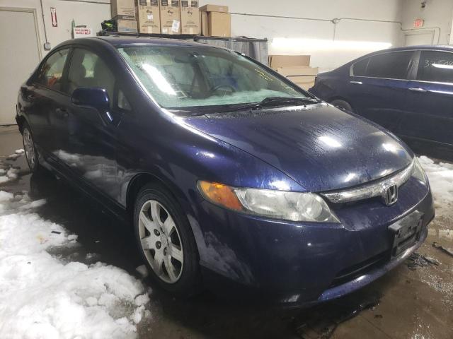 1HGFA15546L009424 - 2006 HONDA CIVIC LX BLUE photo 4