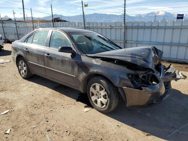 5NPET46C79H441131 - 2009 HYUNDAI SONATA GLS BROWN photo 4