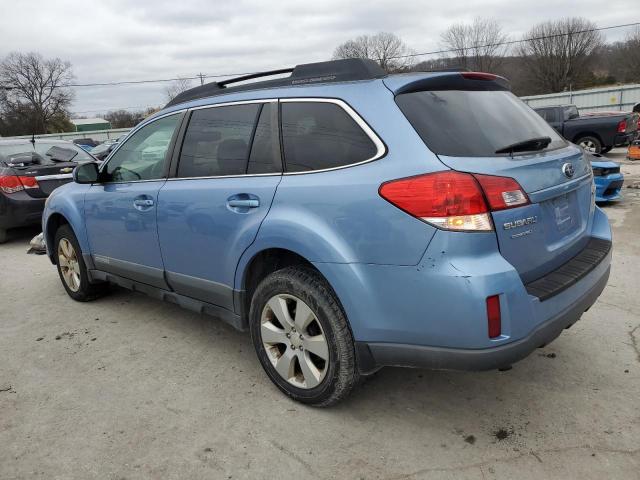 4S4BRBCC5A3386166 - 2010 SUBARU OUTBACK 2.5I PREMIUM BLUE photo 2