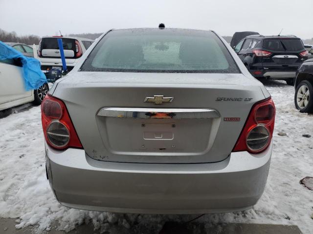 1G1JC5SB2F4139595 - 2015 CHEVROLET SONIC LT SILVER photo 6