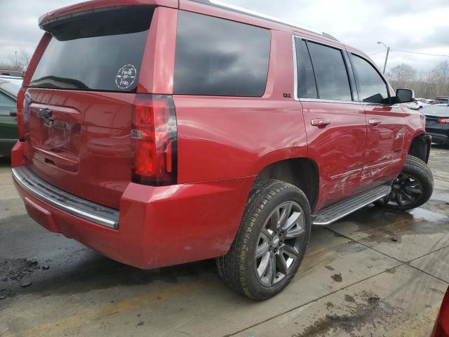 1GNSKCKC7FR593914 - 2015 CHEVROLET TAHOE K1500 LTZ RED photo 3