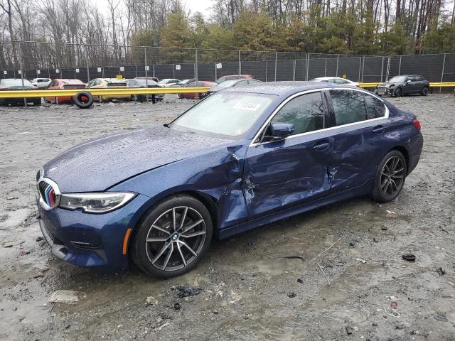 WBA5R7C52KAJ79437 - 2019 BMW 330XI BLUE photo 1