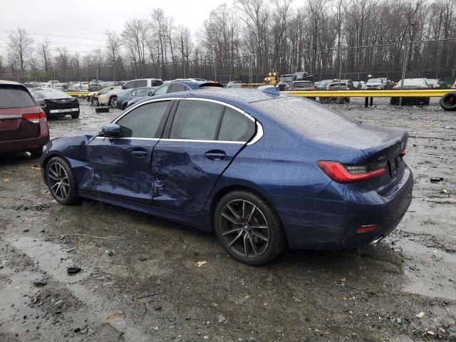 WBA5R7C52KAJ79437 - 2019 BMW 330XI BLUE photo 2