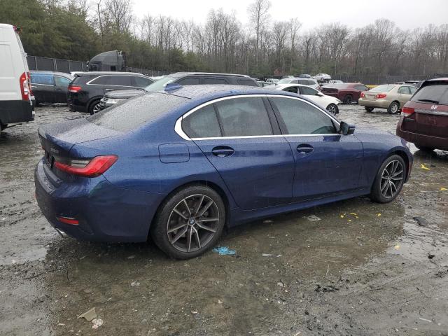 WBA5R7C52KAJ79437 - 2019 BMW 330XI BLUE photo 3