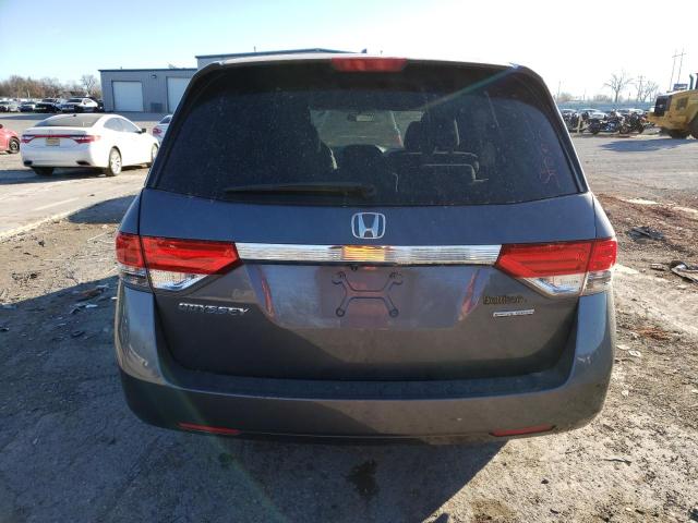 5FNRL5H36GB096481 - 2016 HONDA ODYSSEY SE GRAY photo 6