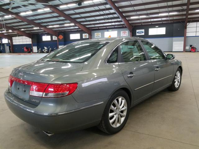 KMHFC46F76A132191 - 2006 HYUNDAI AZERA SE  photo 4