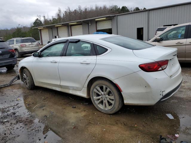 1C3CCCAB0FN598533 - 2015 CHRYSLER 200 LIMITED WHITE photo 2