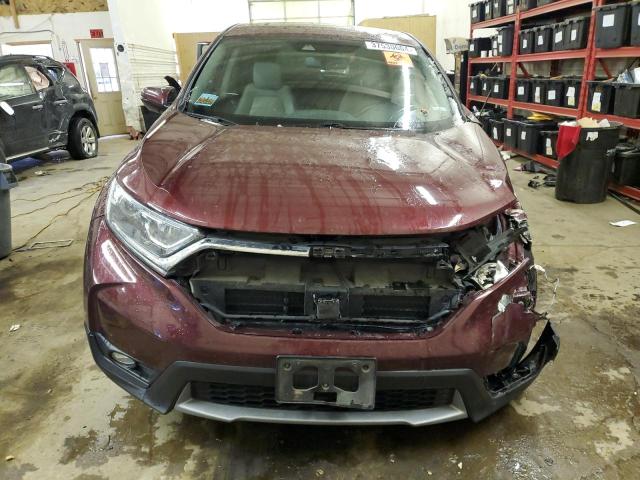 5J6RW2H82HL078036 - 2017 HONDA CR-V EXL MAROON photo 5