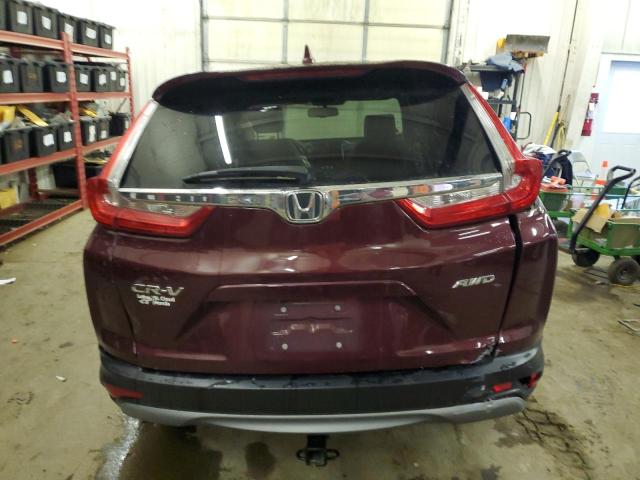 5J6RW2H82HL078036 - 2017 HONDA CR-V EXL MAROON photo 6