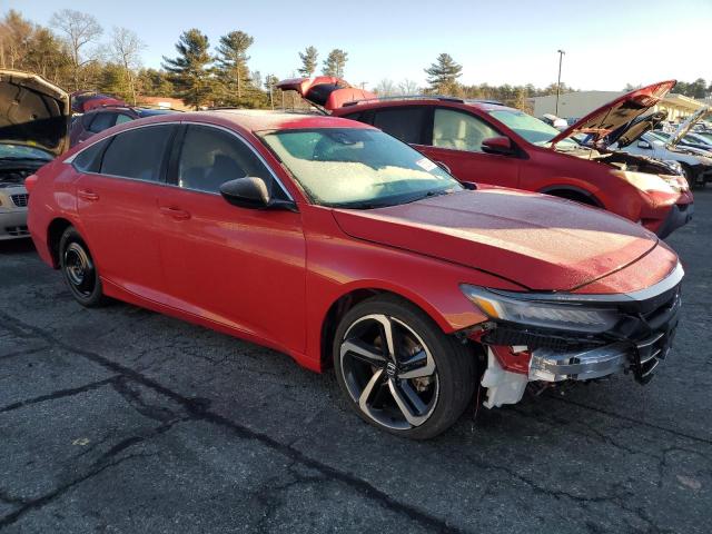 1HGCV2F33NA006969 - 2022 HONDA ACCORD SPORT RED photo 4