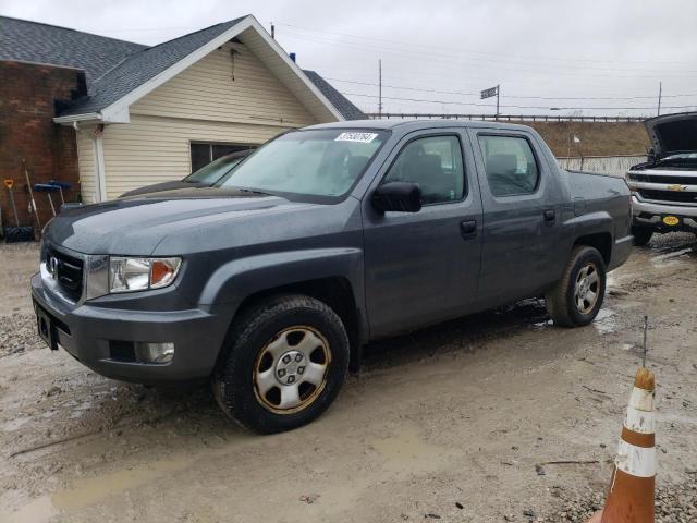 5FPYK1F28AB012385 - 2010 HONDA RIDGELINE RT GRAY photo 1