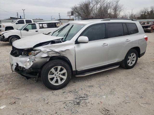 5TDZK3EH3DS126132 - 2013 TOYOTA HIGHLANDER BASE SILVER photo 1