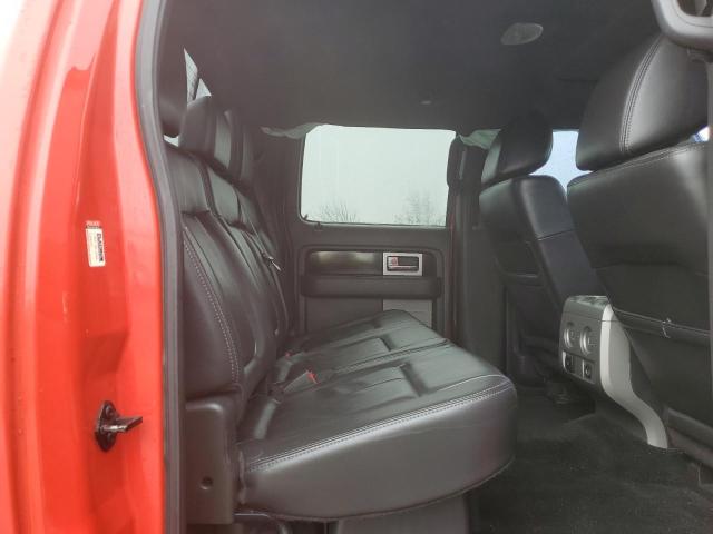 1FTFW1ET9BFD17602 - 2011 FORD F150 SUPERCREW RED photo 10