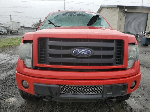 1FTFW1ET9BFD17602 - 2011 FORD F150 SUPERCREW RED photo 5