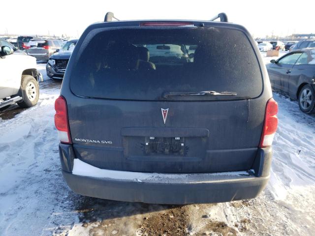 1GMDU03128D175182 - 2008 PONTIAC MONTANA SV6 BLUE photo 6