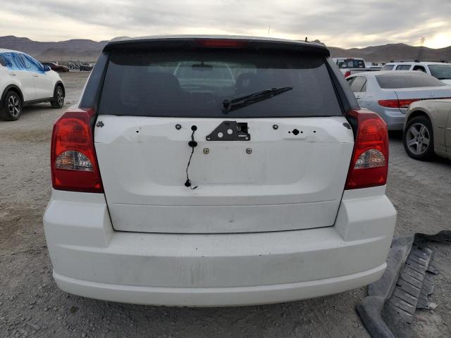 1B3HB48B87D239570 - 2007 DODGE CALIBER SXT WHITE photo 6