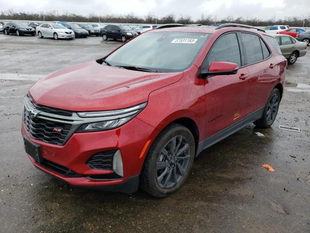 3GNAXMEV9NS105297 - 2022 CHEVROLET EQUINOX RS RED photo 1