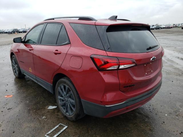 3GNAXMEV9NS105297 - 2022 CHEVROLET EQUINOX RS RED photo 2